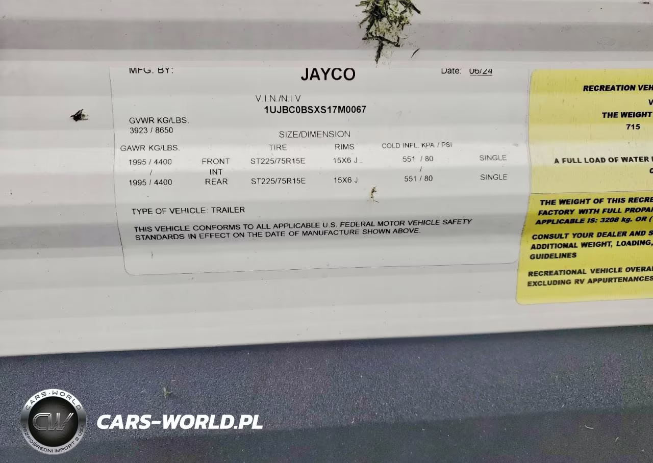 2025 Jayco Jay Flight Camper VIN:1UJBC0BSXS17M0067 - 8