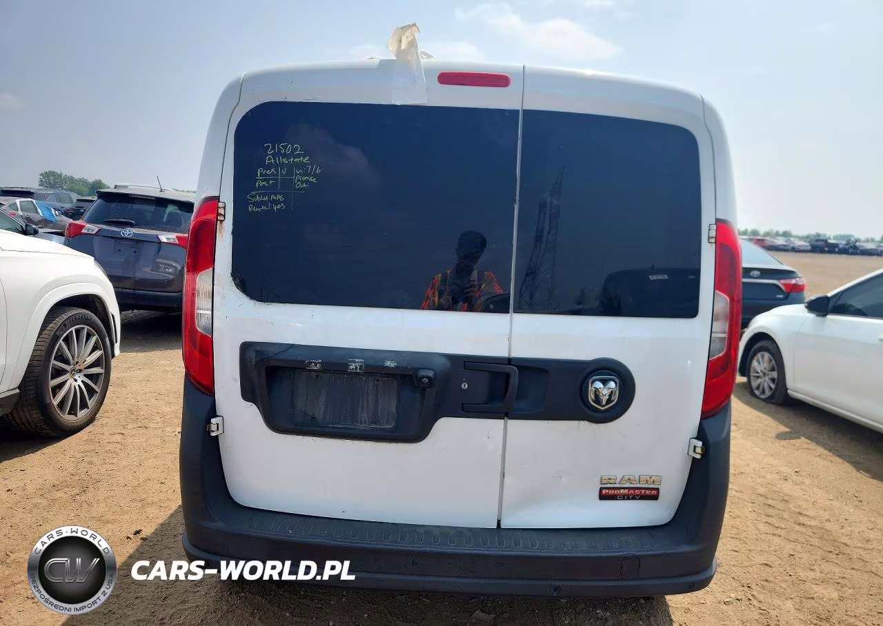 2015 Ram Promaster City St Delivery Van VIN:ZFBERFAT1F6A81691 - 6