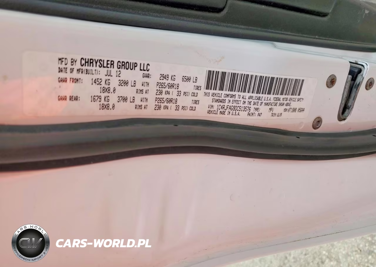 2013 Jeep Grand Cherokee Laredo VIN:1C4RJFAG9DC513576 - 13