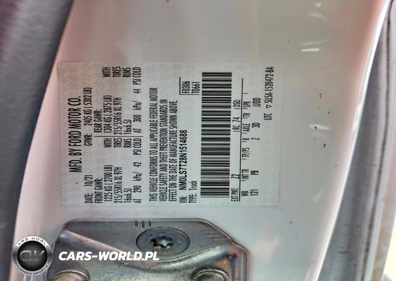 2022 Ford Transit Connect Xlt Delivery Van VIN:NM0LS7T28N1514688 - 13