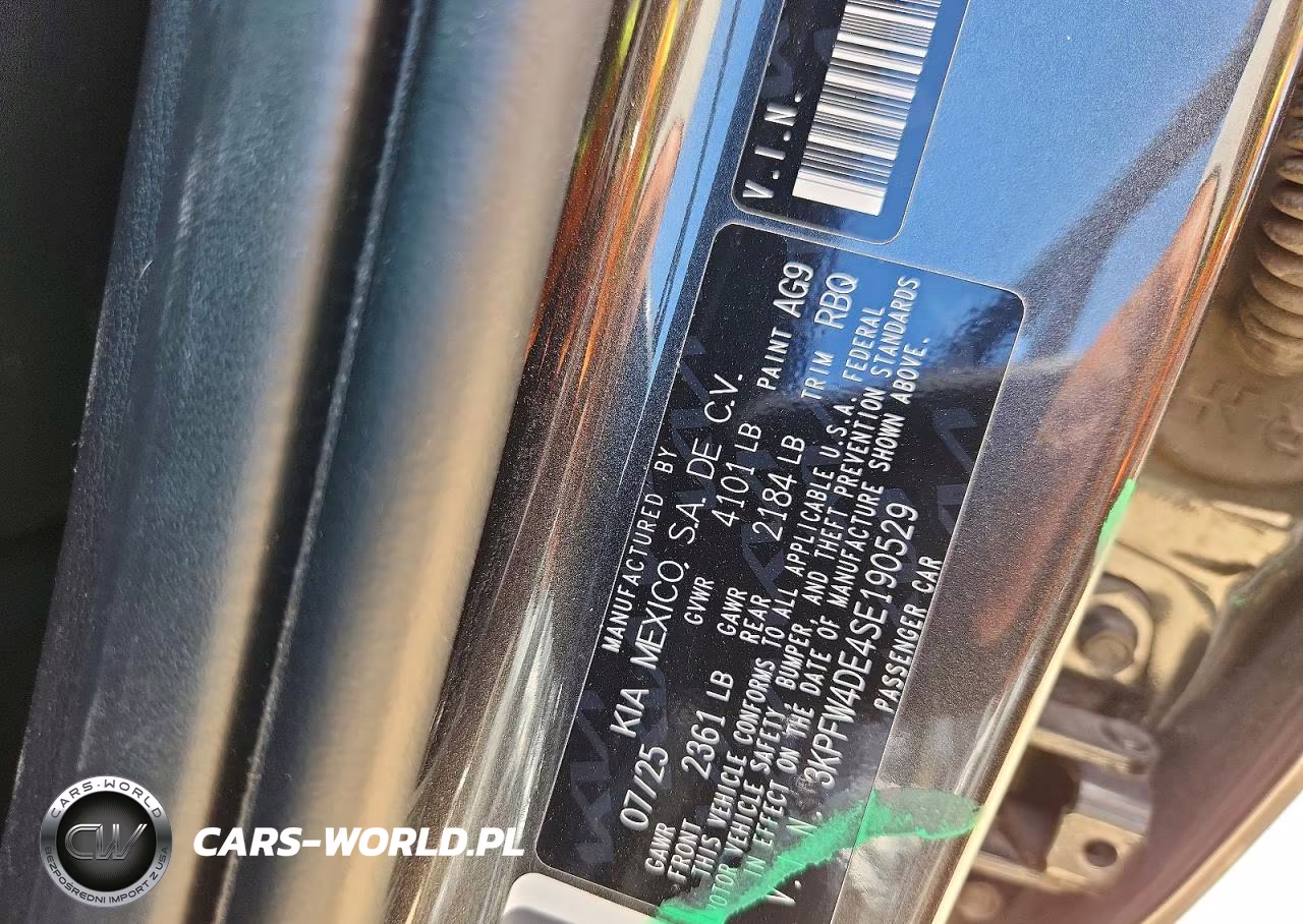 2025 Kia K4 Gt Line VIN:3KPFW4DE4SE190529 - 13