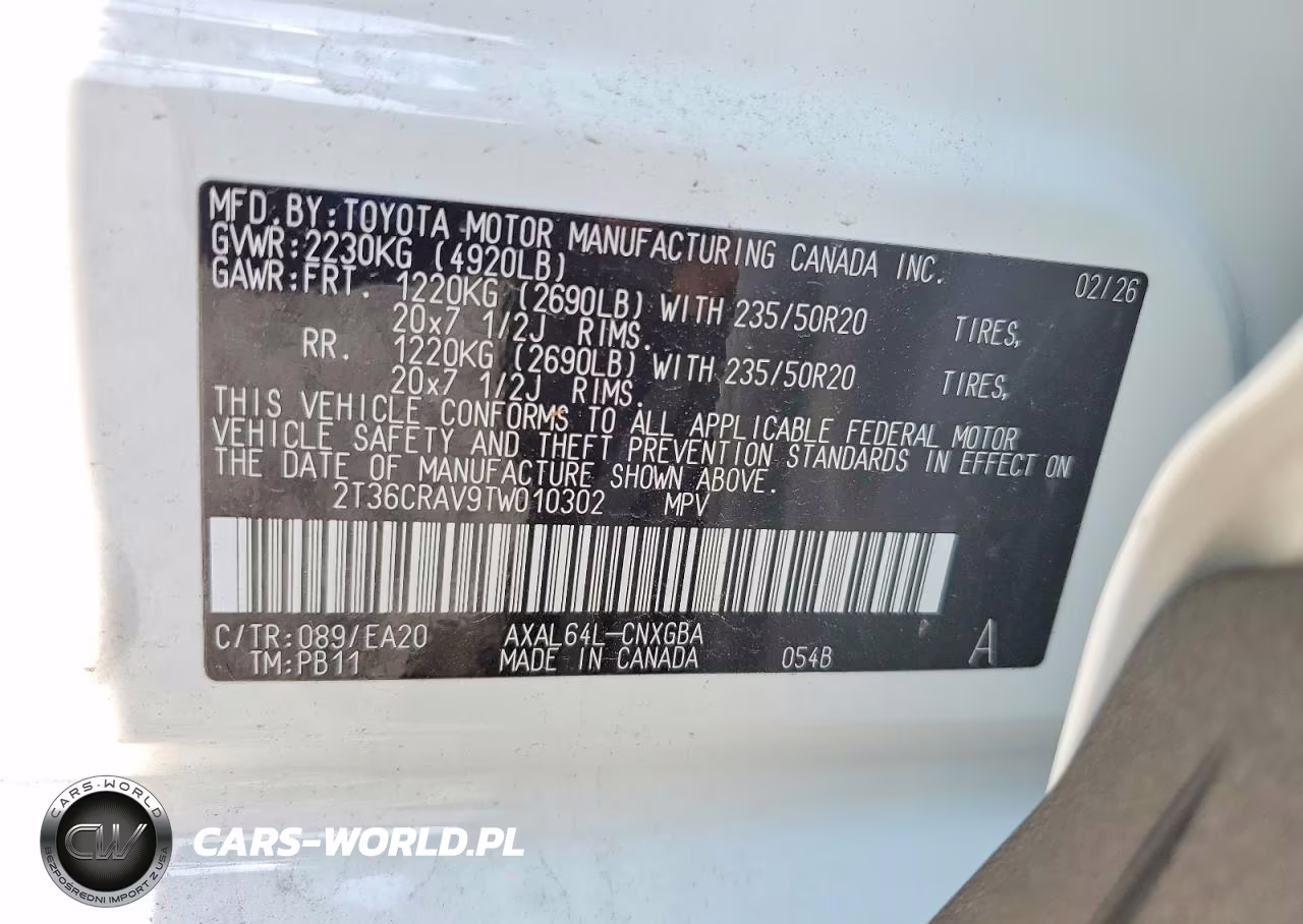 2026 Toyota Rav4 Limited VIN:2T36CRAV9TW010302 - 13