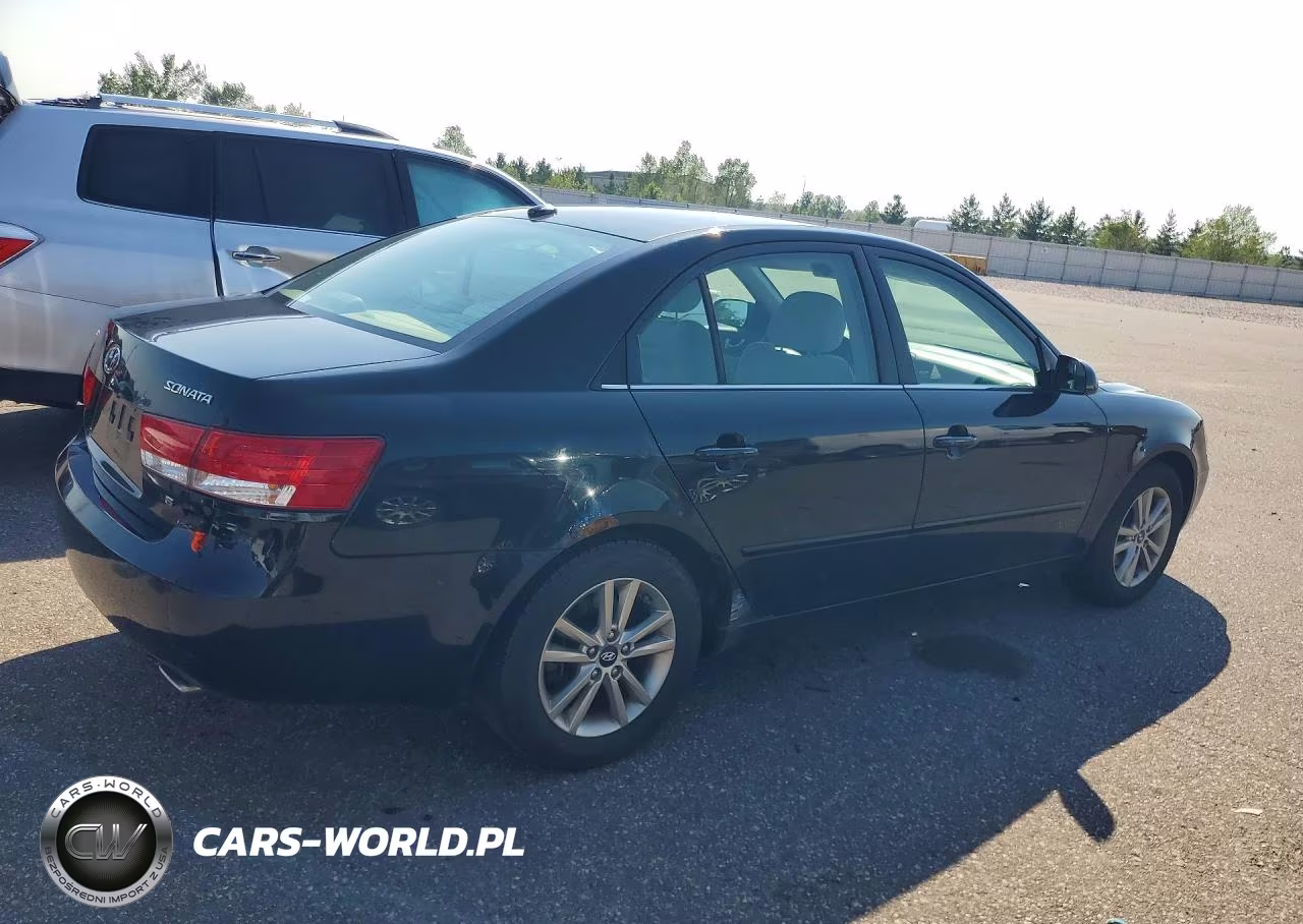2008 Hyundai Sonata Gls V6 VIN:5NPET46F18H387866 - 3