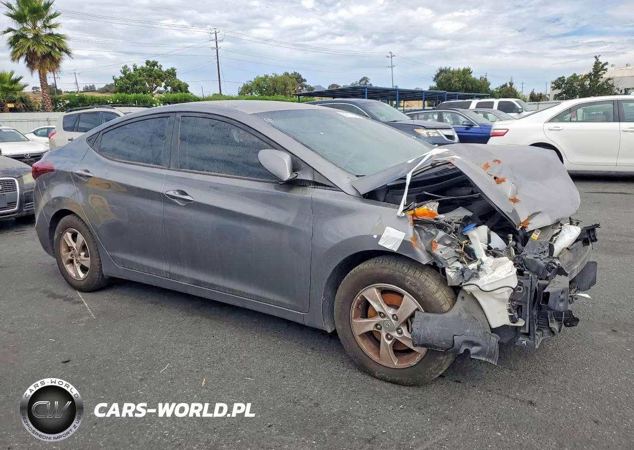 2014 Hyundai Elantra Se VIN:5NPDH4AE0EH482779 - 4