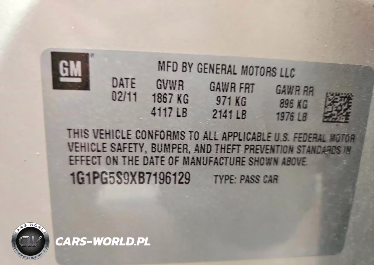 2011 Chevrolet Cruze Lt VIN:1G1PG5S9XB7196129 - 13
