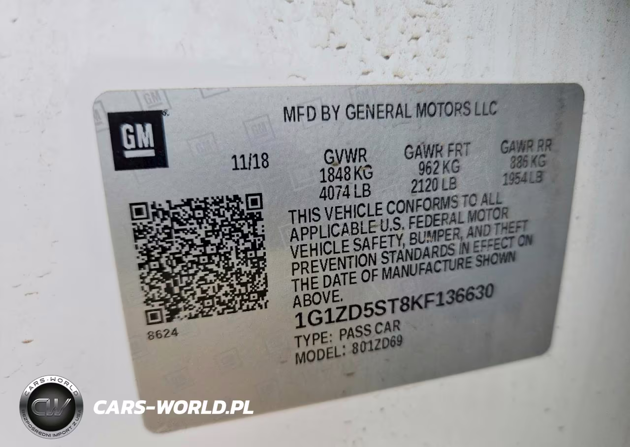 2019 Chevrolet Malibu Lt VIN:1G1ZD5ST8KF136630 - 12