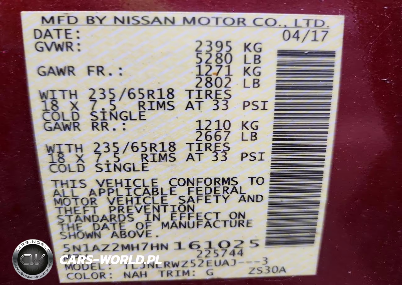 2017 Nissan Murano Sl VIN:5N1AZ2MH7HN161025 - 13