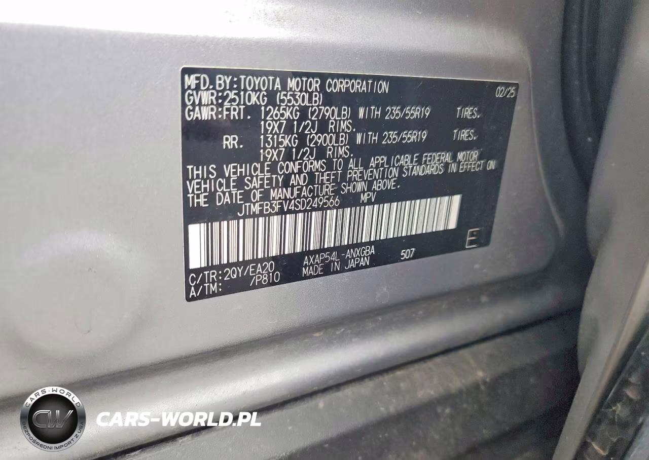2025 Toyota Rav4 Xse VIN:JTMFB3FV4SD249566 - 12
