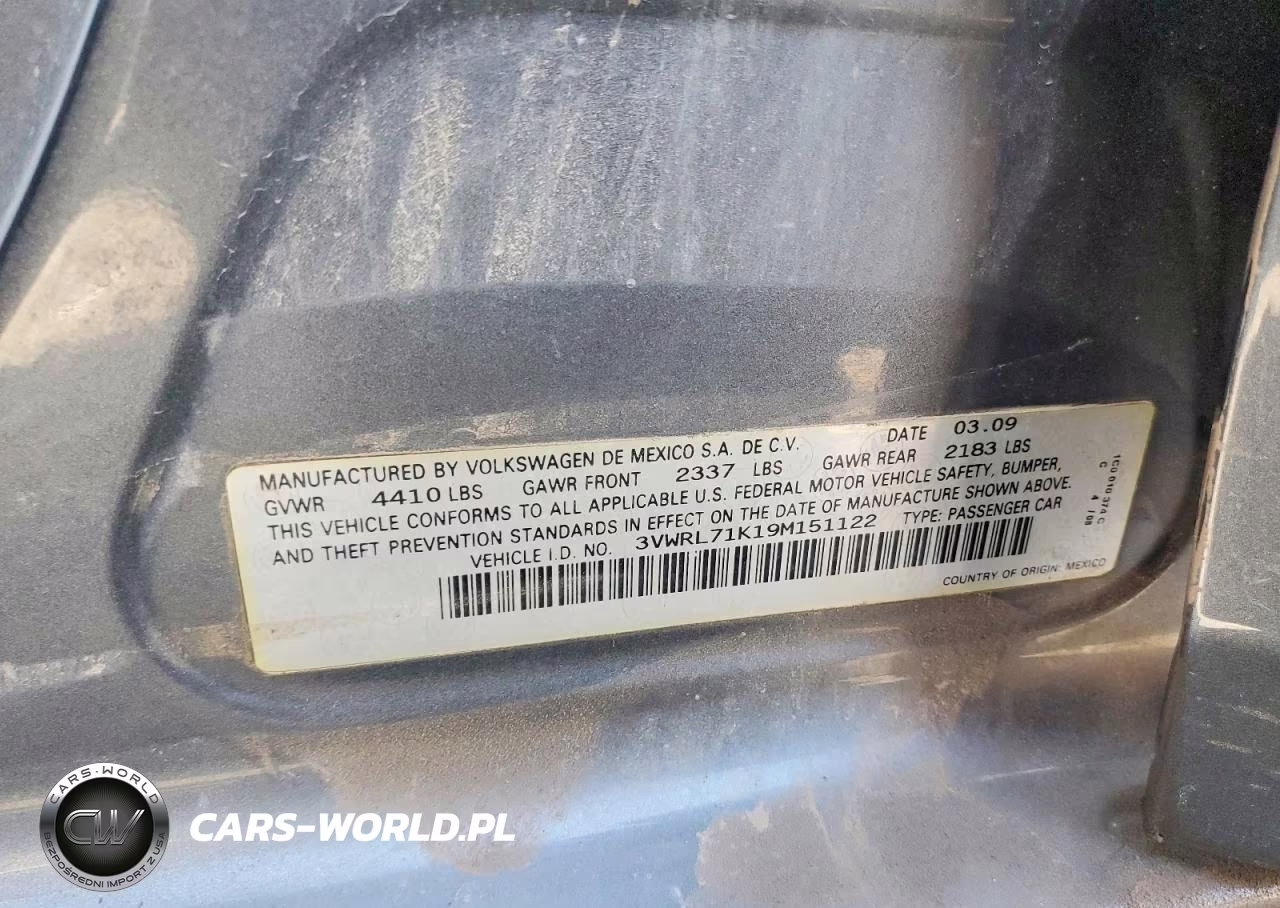 2009 Volkswagen Jetta Tdi VIN:3VWRL71K19M151122 - 13