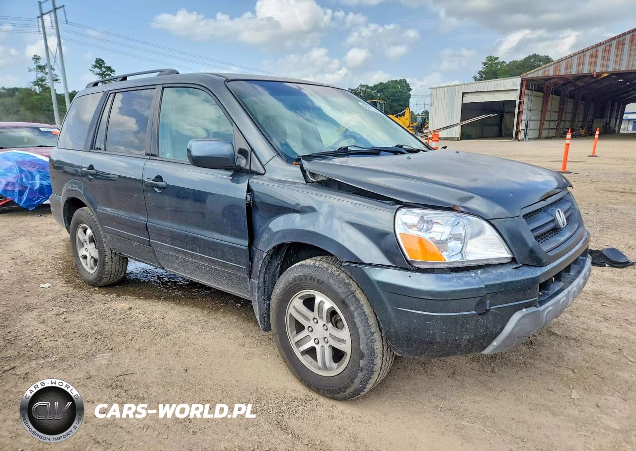 2004 Honda Pilot Exl VIN:2HKYF18554H523448 - 4