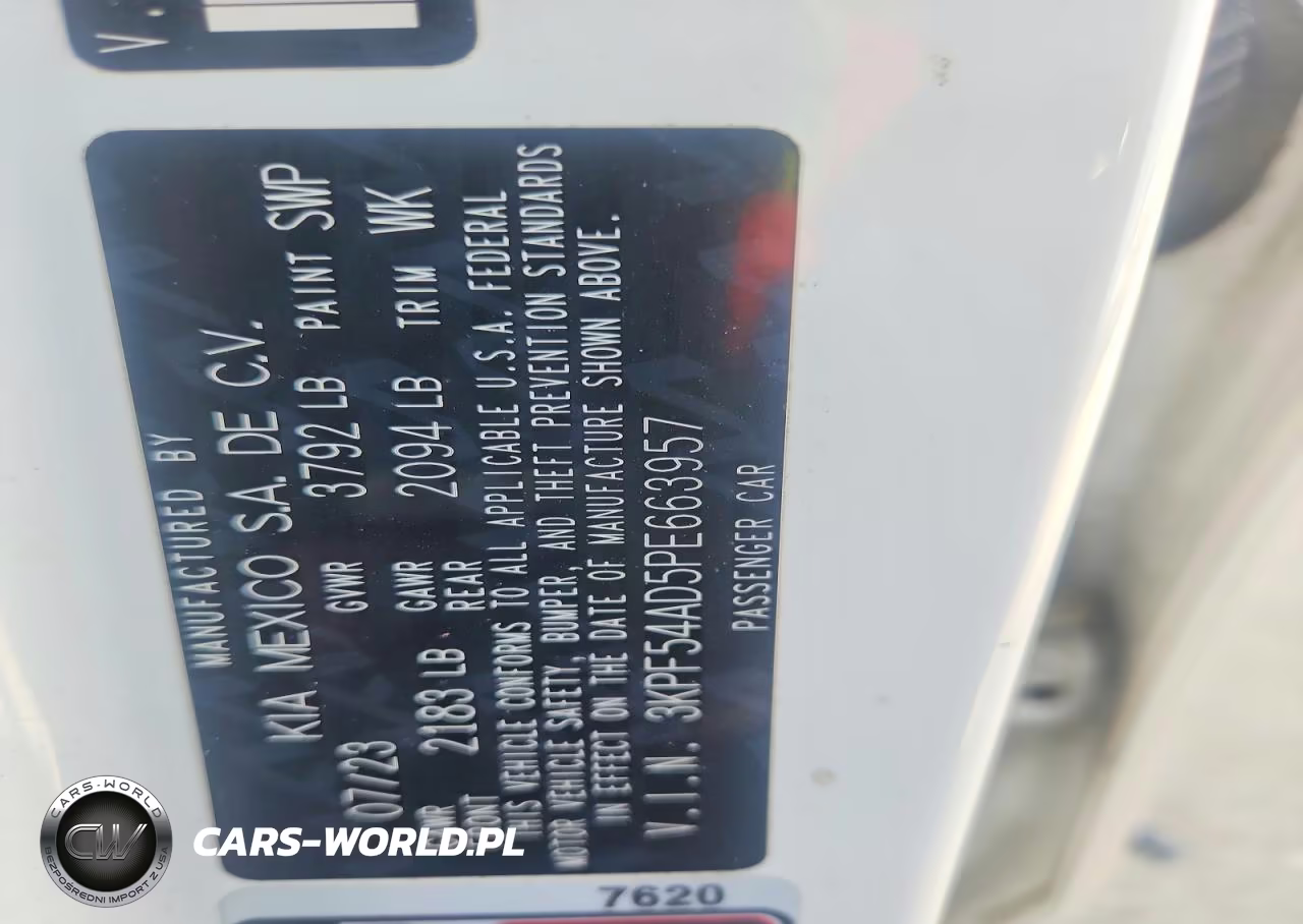 2023 Kia Forte Gt Line VIN:3KPF54AD5PE663957 - 12