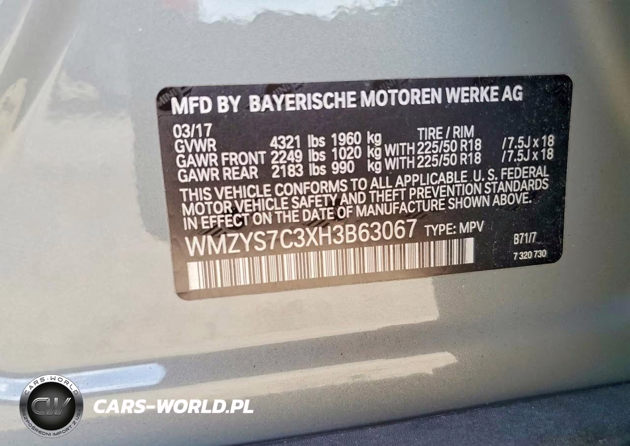 2017 Mini Cooper VIN:WMZYS7C3XH3B63067 - 13
