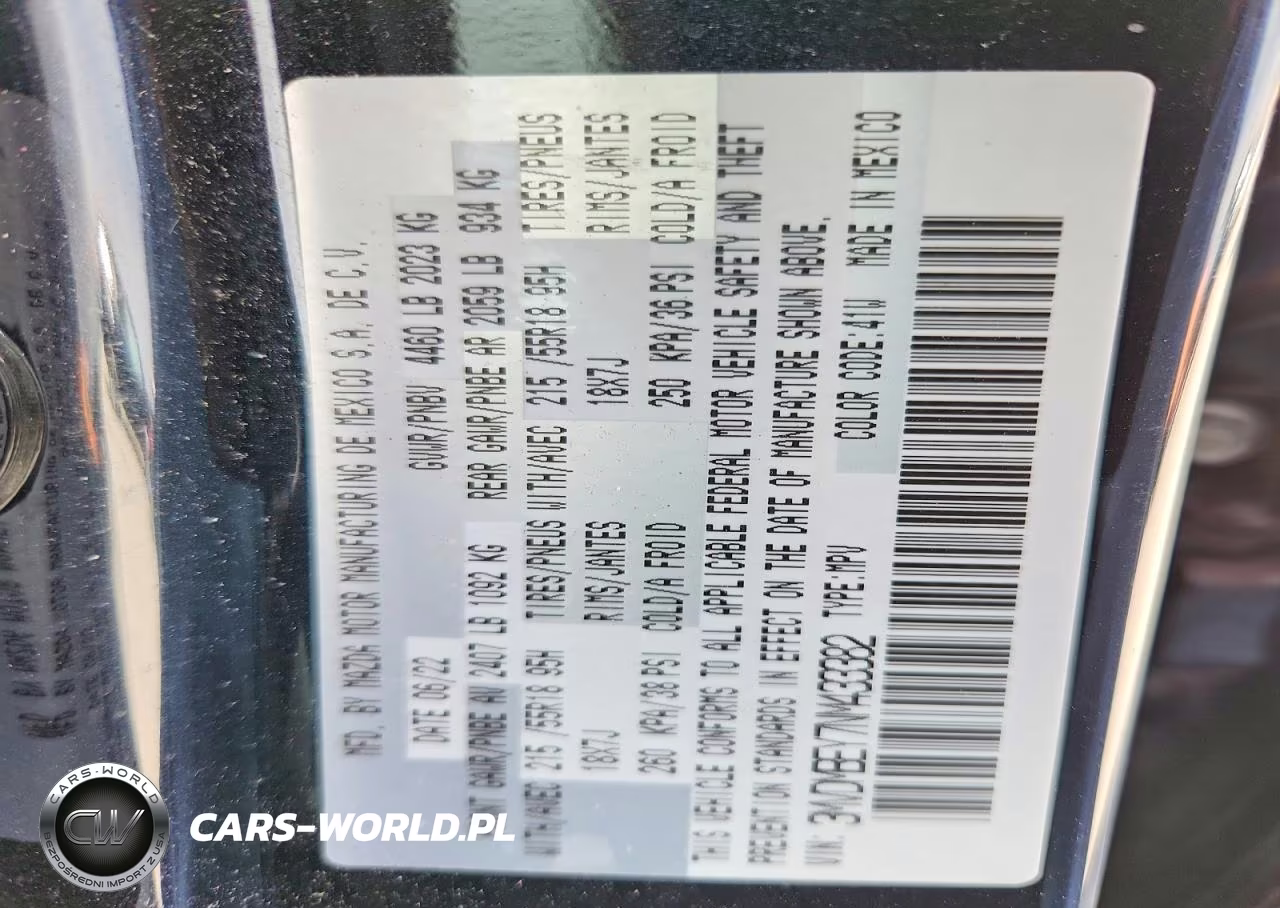 2022 Mazda Cx-30 Premium Plus VIN:3MVDMBEY7NM433382 - 12