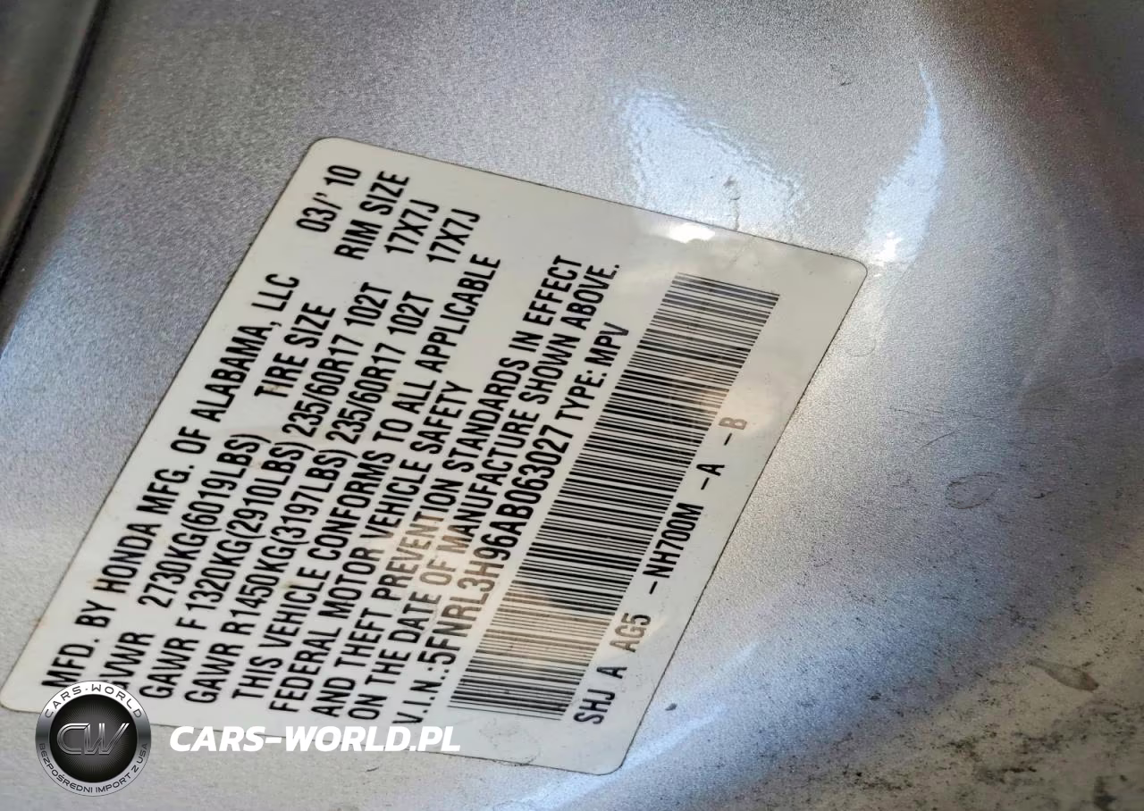 2010 Honda Odyssey Touring VIN:5FNRL3H96AB063027 - 12