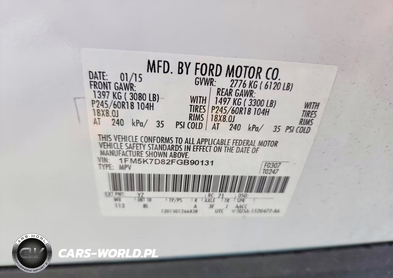 2015 Ford Explorer Xlt VIN:1FM5K7D82FGB90131 - 14
