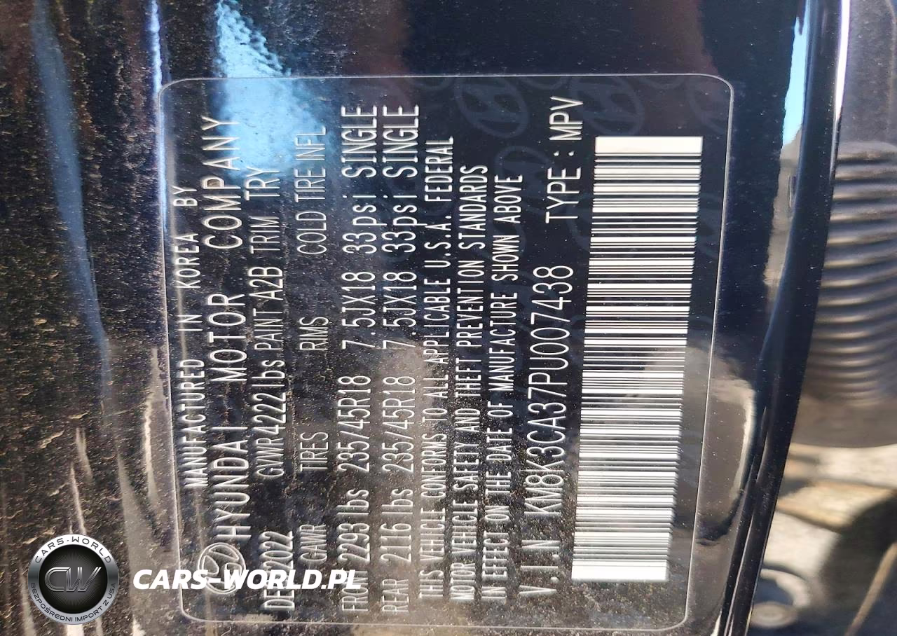 2023 Hyundai Kona N Line VIN:KM8K3CA37PU007438 - 12