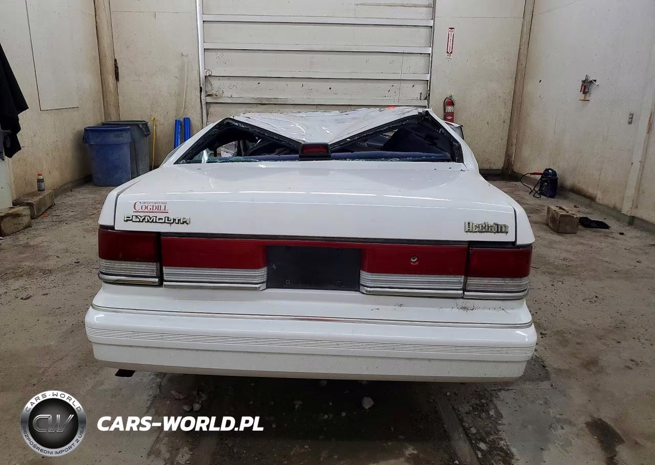 1992 Plymouth Acclaim VIN:1P3XA46KXNF162105 - 6