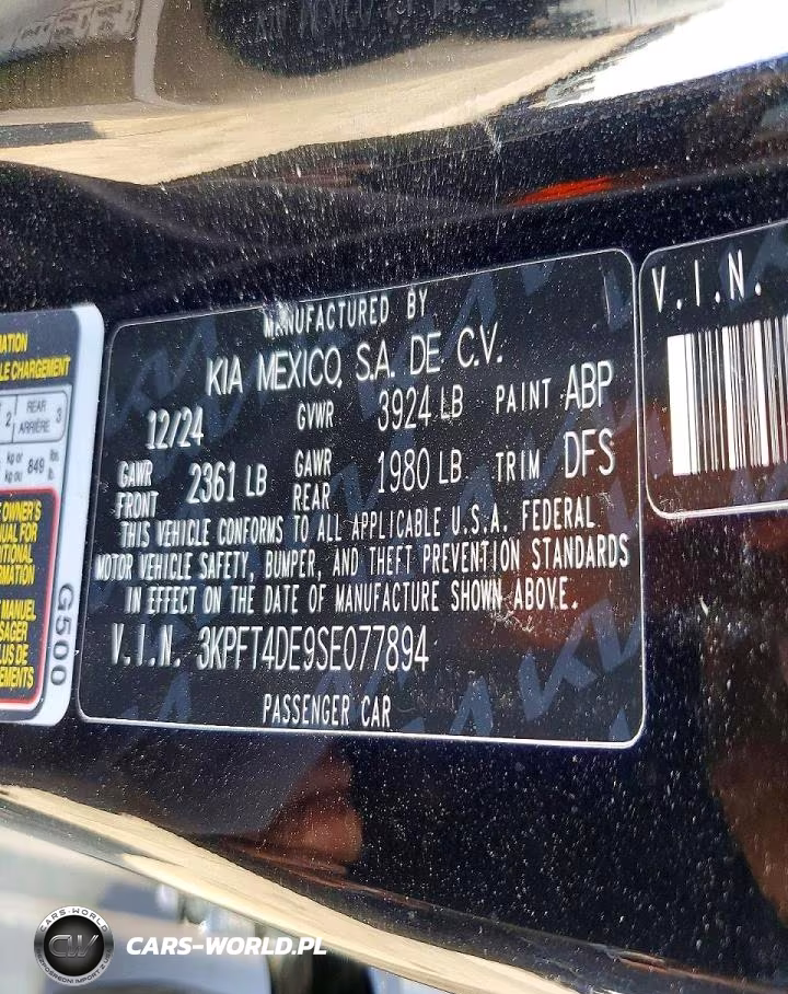 2025 Kia K4 Lxs VIN:3KPFT4DE9SE077894 - 13