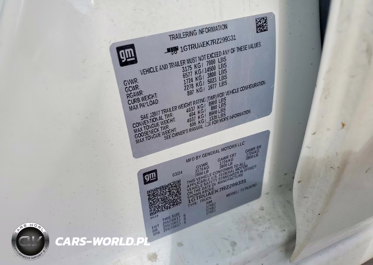 2024 GMC Sierra K1500 VIN:1GTRUAEK7RZ299331 - 12