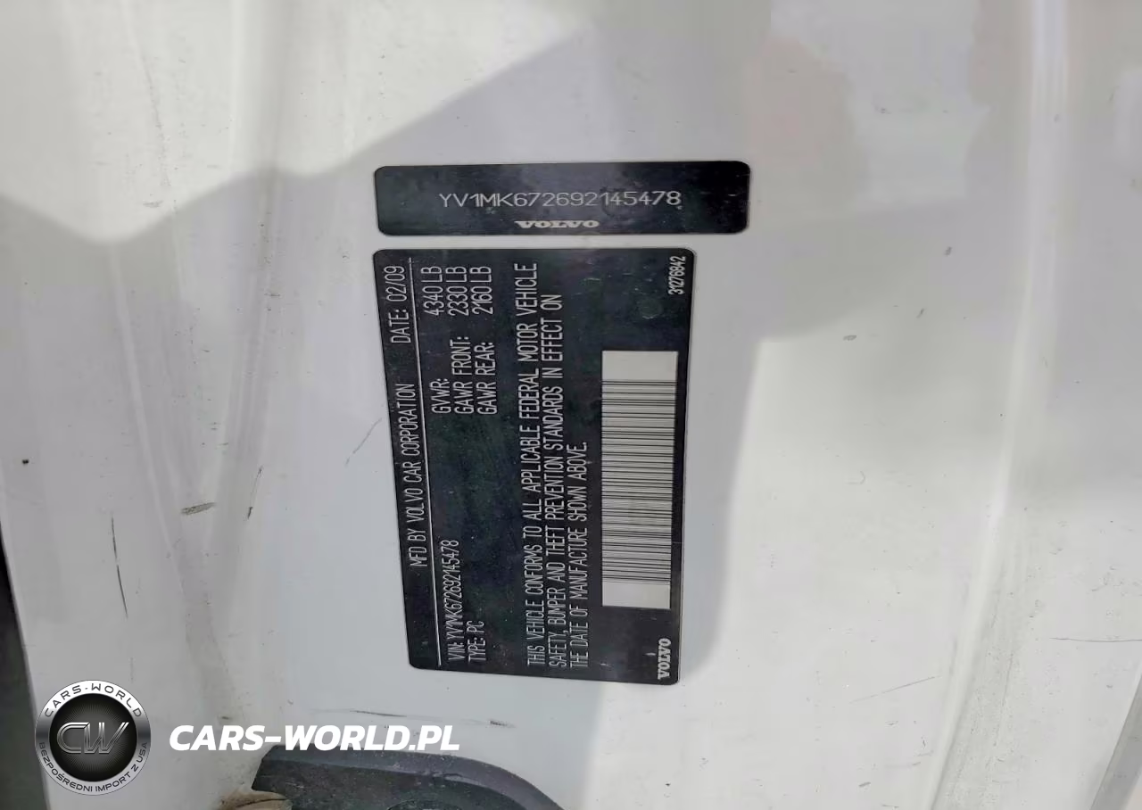 2009 Volvo C30 T5 VIN:YV1MK672692145478 - 12