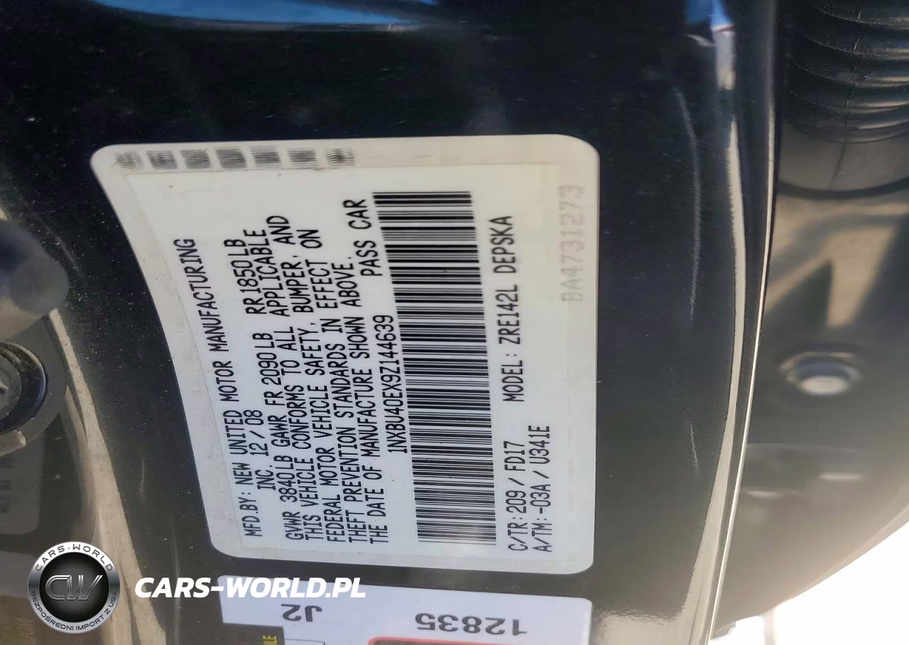2009 Toyota Corolla S VIN:1NXBU40EX9Z144639 - 12