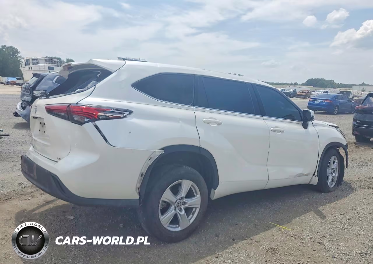 2021 Toyota Highlander Le VIN:5TDZZRAH0MS073037 - 3