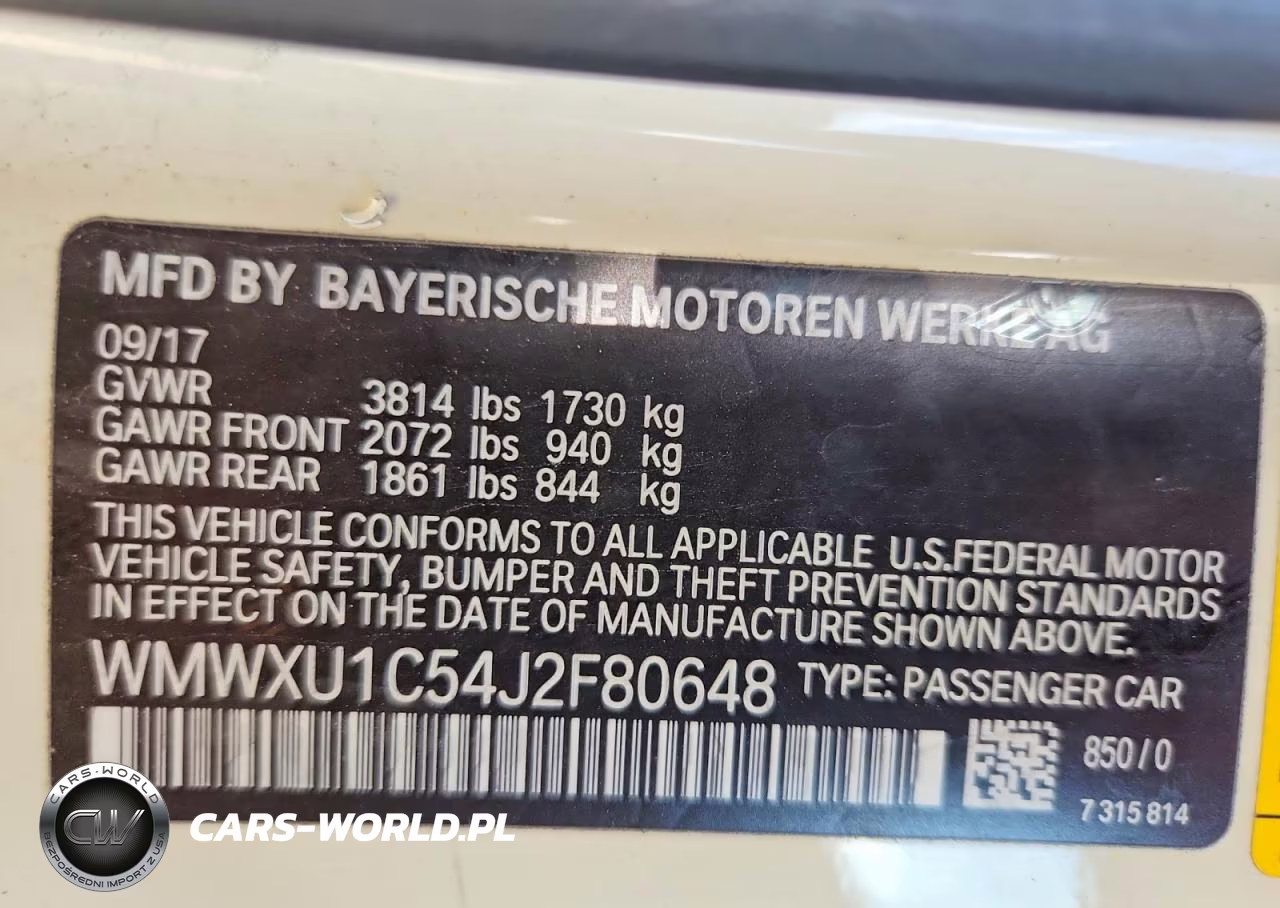 2018 Mini Cooper VIN:WMWXU1C54J2F80648 - 12