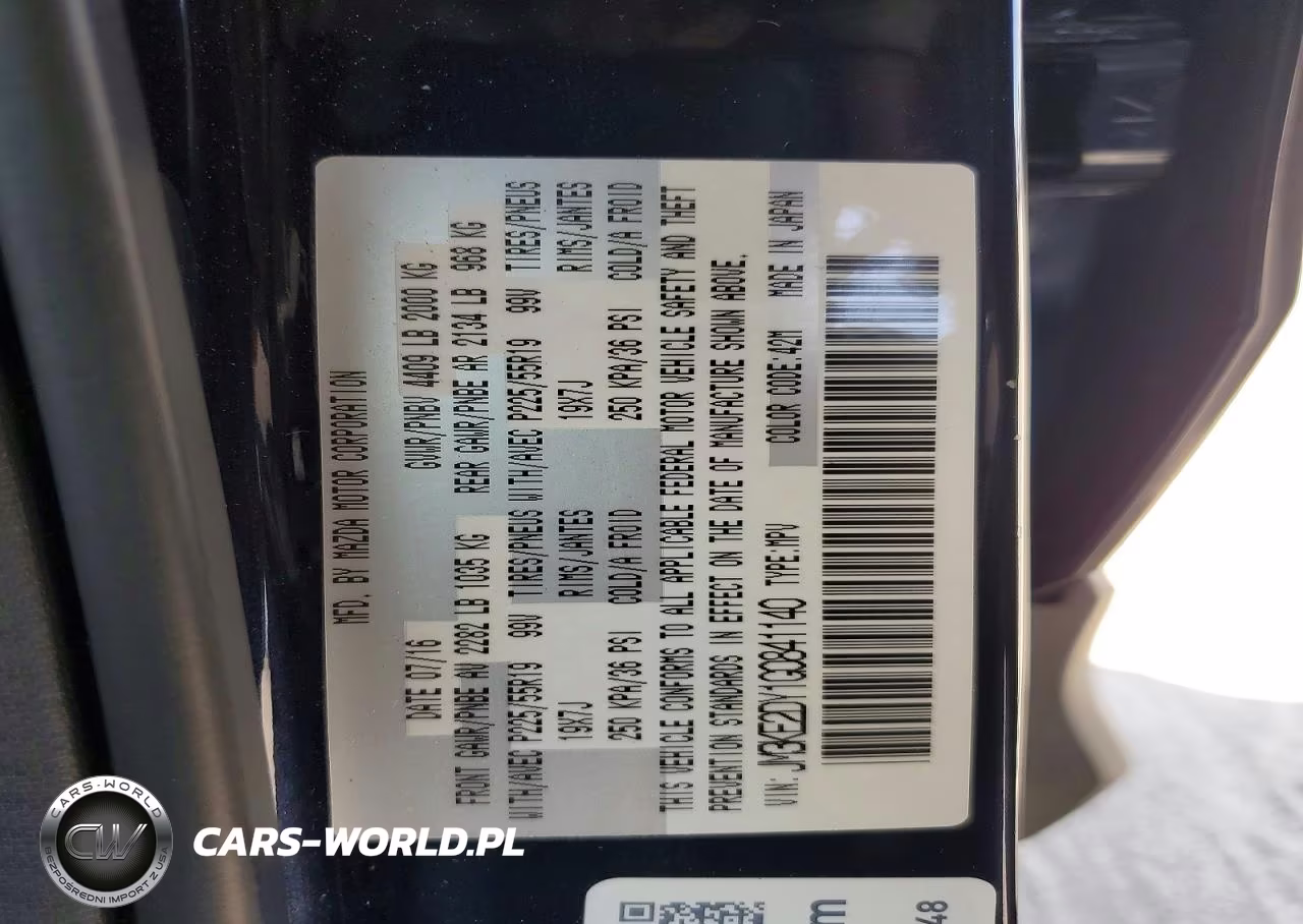 2016 Mazda Cx-5 Gt VIN:JM3KE2DY1G0841140 - 13