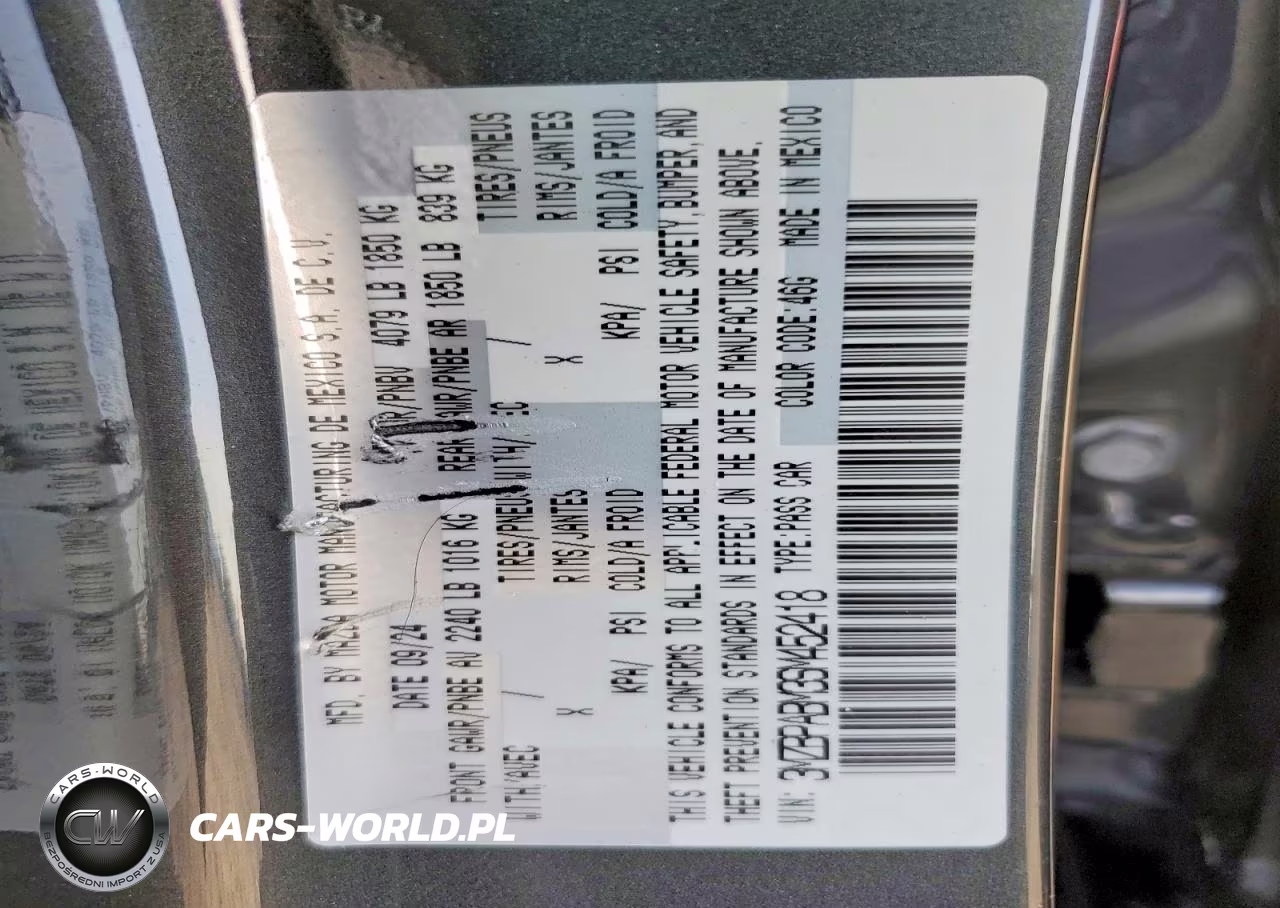 2025 Mazda 3 Select Sport VIN:3MZBPABM3SM452418 - 12