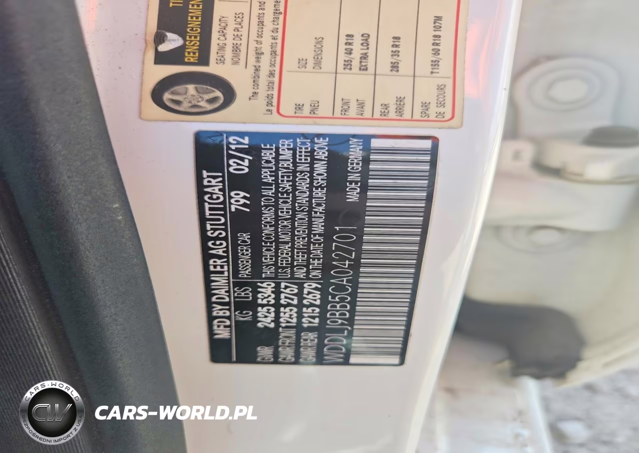 2012 Mercedes-Benz Cls 550 4Matic VIN:WDDLJ9BB5CA042701 - 13