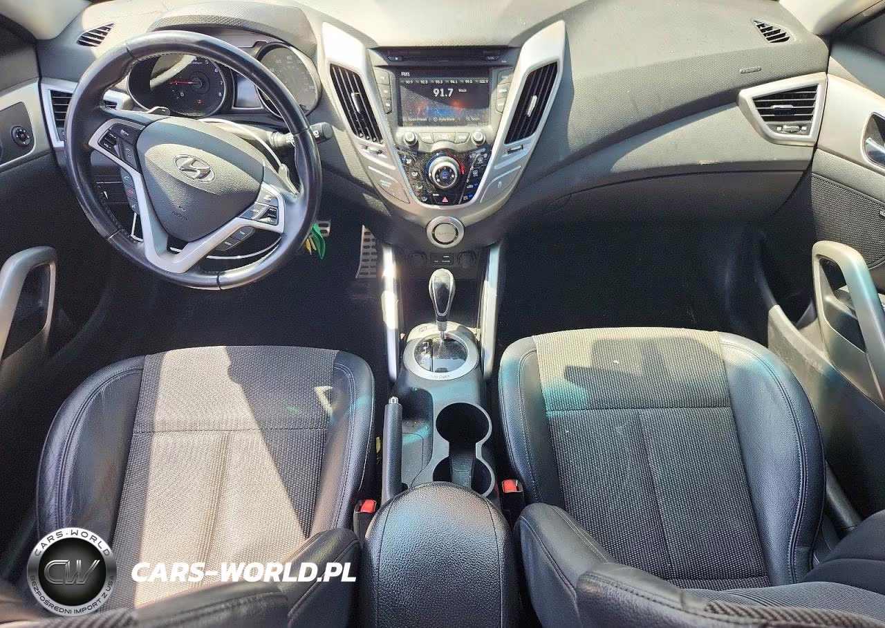 2015 Hyundai Veloster Base VIN:KMHTC6AD2FU244531 - 8