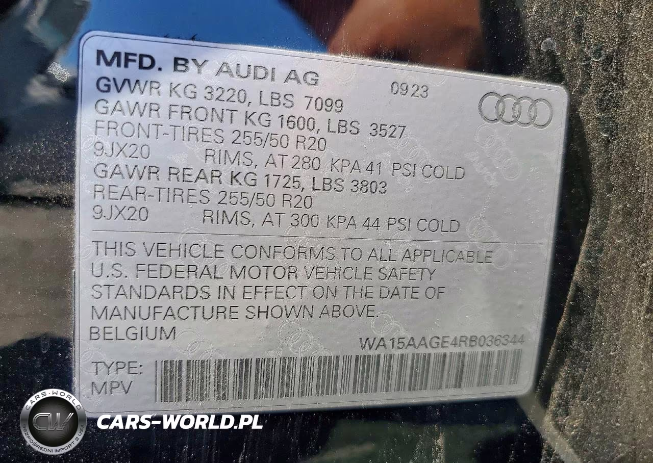 2024 Audi Q8 E-Tron Premium Plus VIN:WA15AAGE4RB036344 - 13