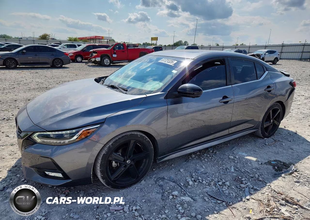 2021 Nissan Sentra Sr VIN:3N1AB8DV6MY322286 - 1