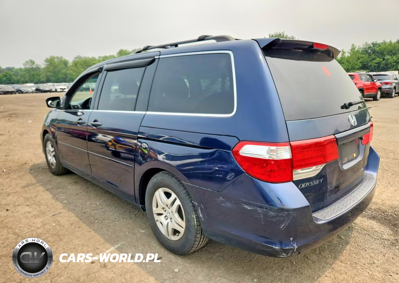 2007 Honda Odyssey Exl VIN:5FNRL38767B057655 - 2