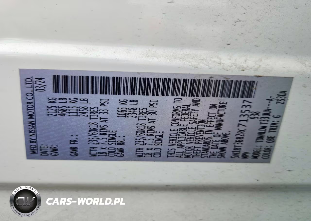 2024 Nissan Rogue Sv VIN:5N1BT3BB2RC713537 - 13