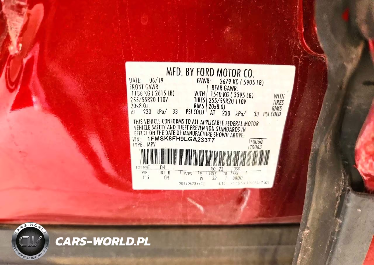 2020 Ford Explorer Limited VIN:1FMSK8FH9LGA23377 - 14