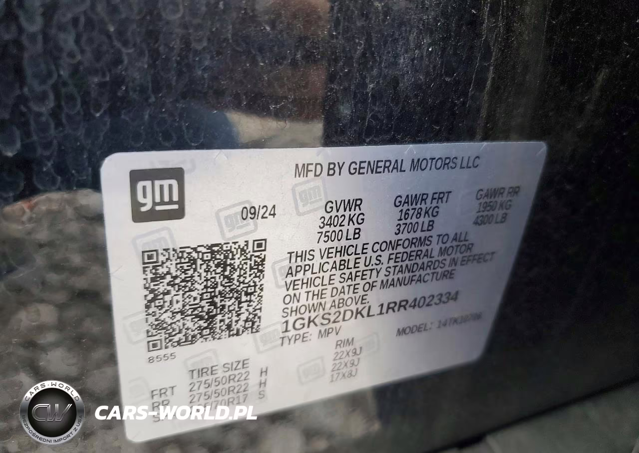 2024 GMC Yukon Denali VIN:1GKS2DKL1RR402334 - 13