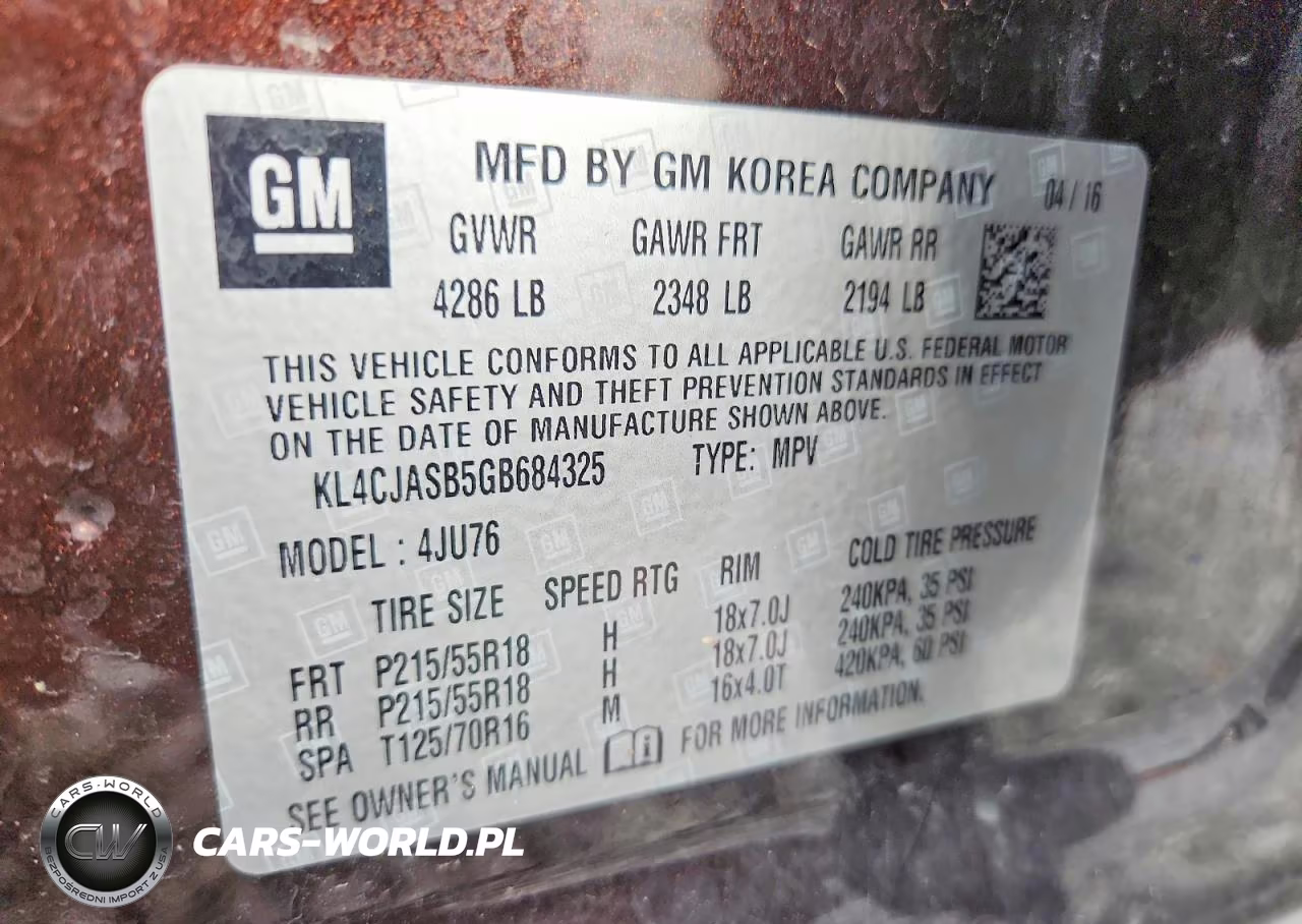 2016 Buick Encore VIN:KL4CJASB5GB684325 - 14