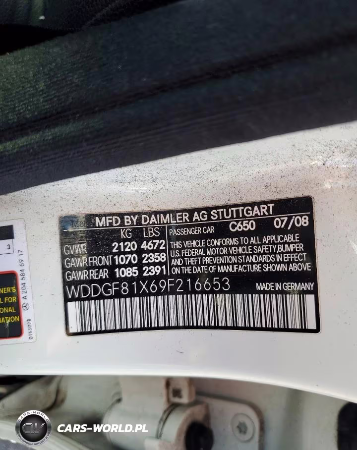 2009 Mercedes-Benz C 300 4Matic VIN:WDDGF81X69F216653 - 12