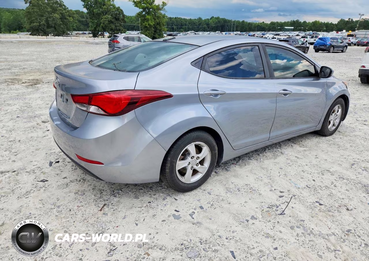 2015 Hyundai Elantra Se VIN:5NPDH4AE6FH651107 - 3