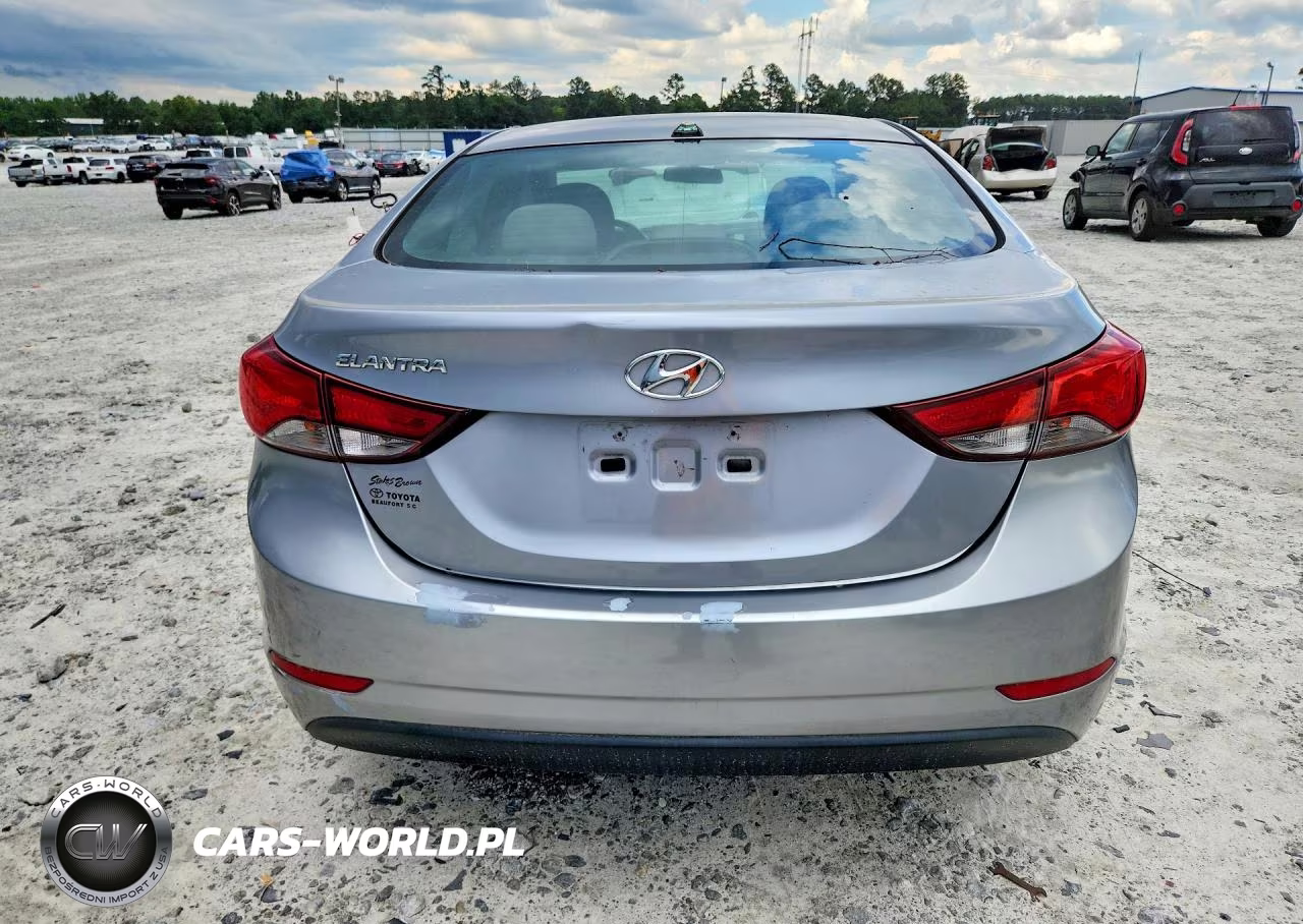 2015 Hyundai Elantra Se VIN:5NPDH4AE6FH651107 - 6