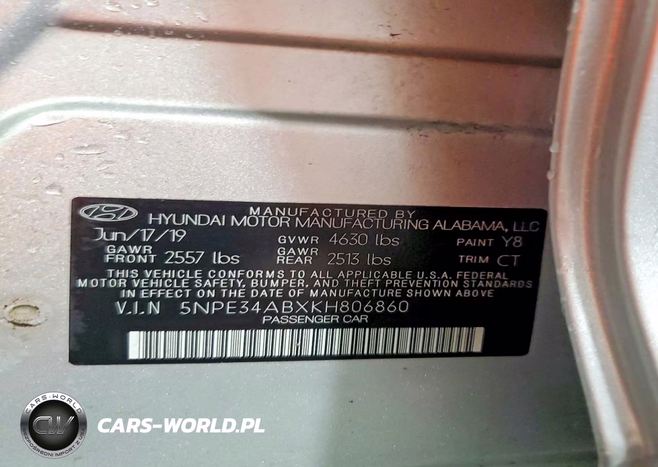 2019 Hyundai Sonata Limited Turbo VIN:5NPE34ABXKH806860 - 12