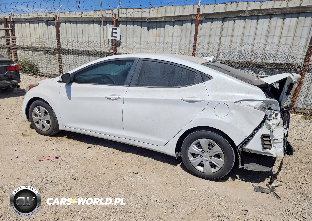 2016 Hyundai Elantra Se VIN:5NPDH4AE5GH707751 - 2