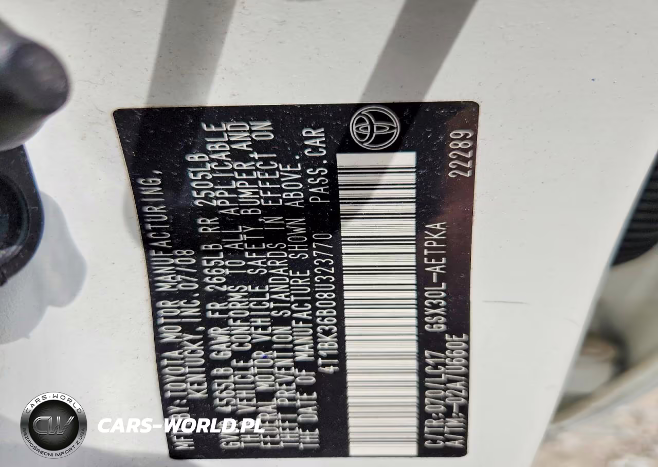 2008 Toyota Avalon Limited VIN:4T1BK36B08U323770 - 12