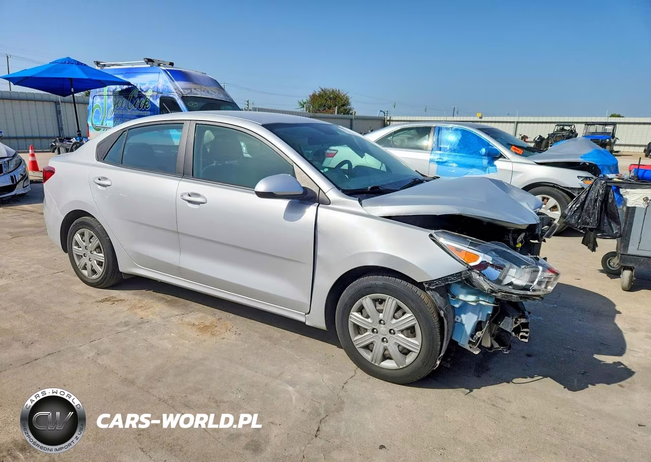 2021 Kia Rio Lx VIN:3KPA24ADXME422359 - 4