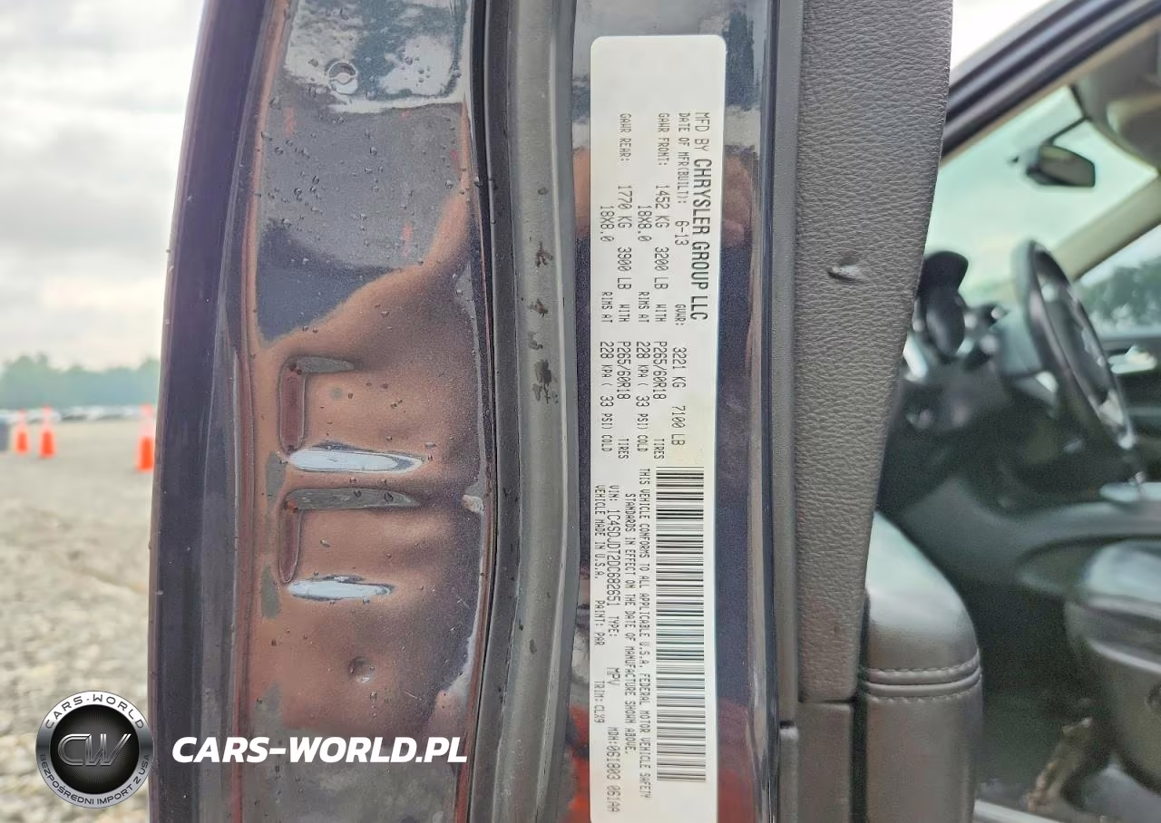 2013 Dodge Durango Crew VIN:1C4SDJDT2DC682651 - 13