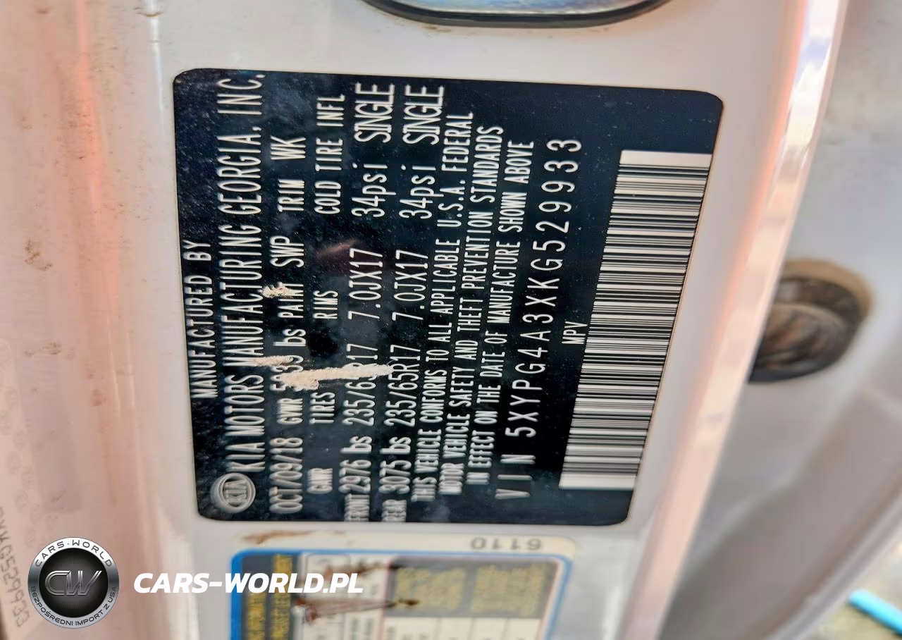 2019 Kia Sorento Lx VIN:5XYPG4A3XKG529933 - 13