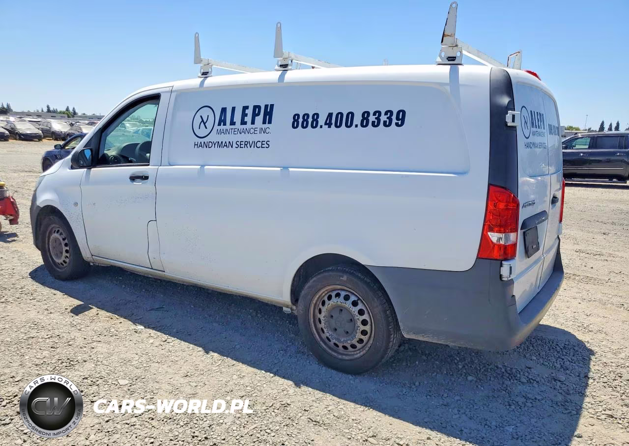 2017 Mercedes-Benz Metris VIN:WD3PG2EA8H3216724 - 2