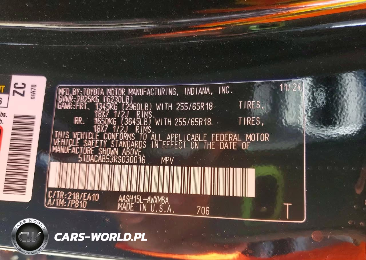 2024 Toyota Grand Highlander Hybrid Xle VIN:5TDACAB53RS030016 - 13