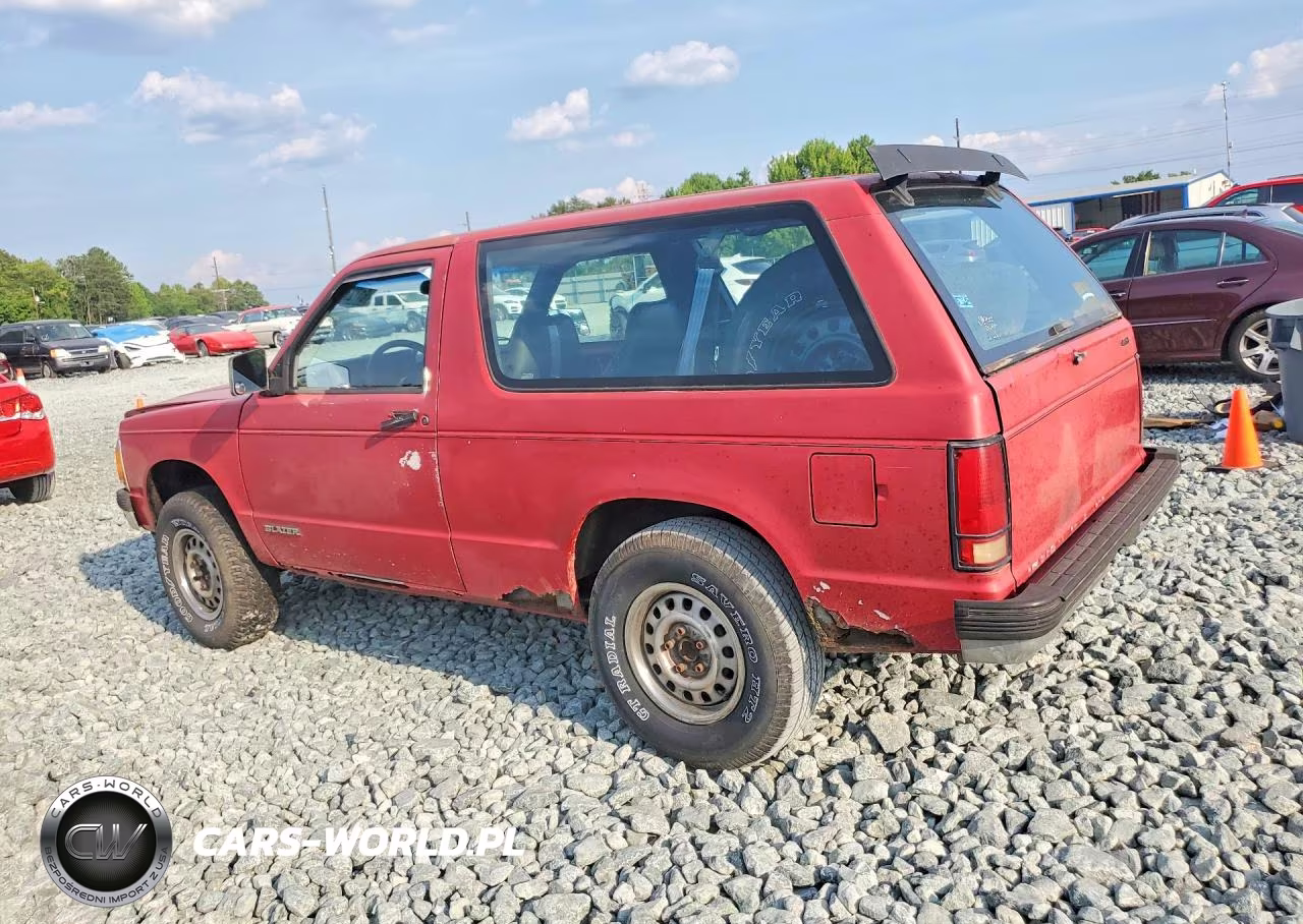 1991 Chevrolet Blazer S10 VIN:1GNCT18Z4M8244830 - 2